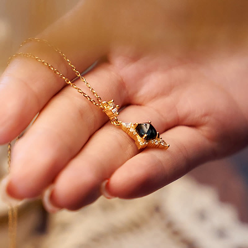 Olivenorma“Eternal Bliss” - Natural London Blue Topaz Necklace - image 5