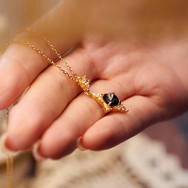 Olivenorma“Eternal Bliss” - Natural London Blue Topaz Necklace - image 5