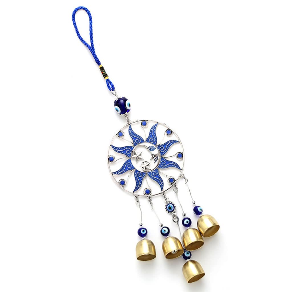 Olivenorma Evil Eye Sun Moon Wind Chime Ornament - image 3