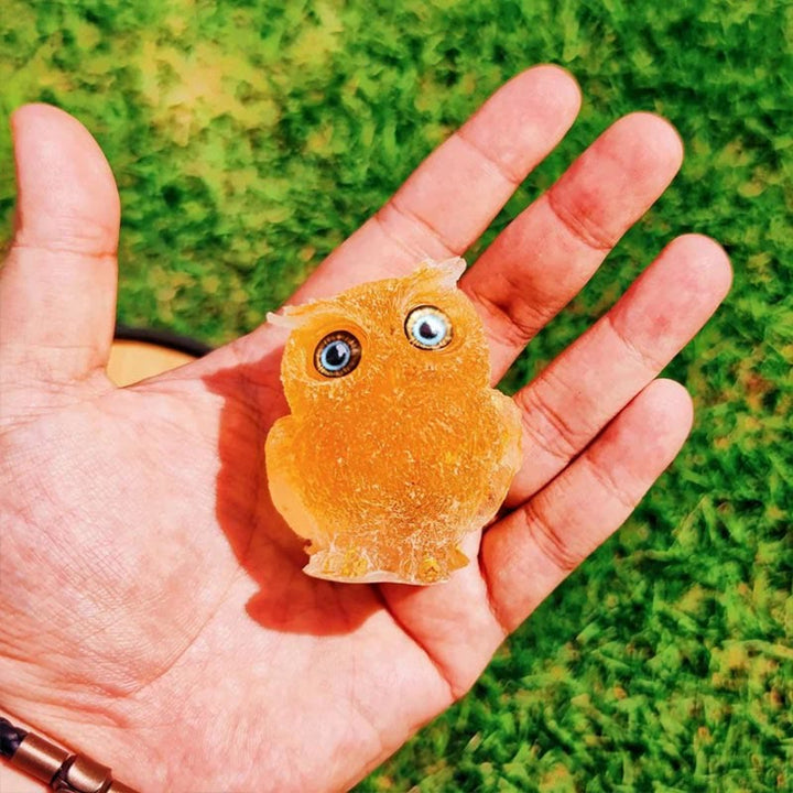 Olivenorma Natural Crystal Gemstone Owl - Citrine - image 8