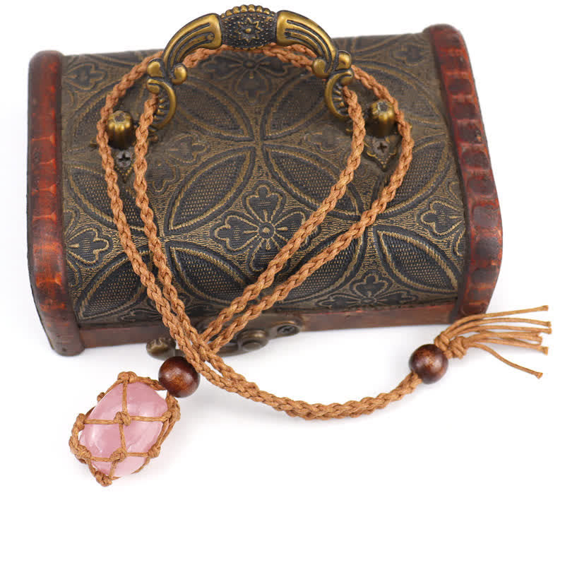 Natural Crystal Protection Necklace - image 19