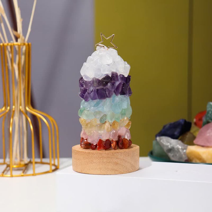 Olivenorma Chakra Star Little Tower Lamp Christmas Decoration - image 2