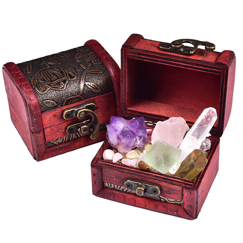 Olivenorma Natural Crystal Rough Stone Specimen Gemstone Crystal Set - image 5