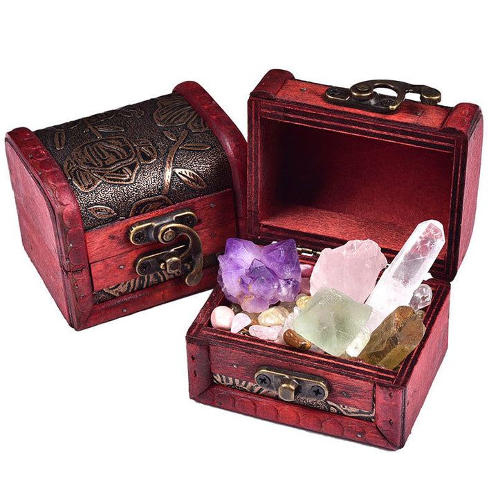 Olivenorma Natural Crystal Rough Stone Specimen Gemstone Crystal Set - image 5