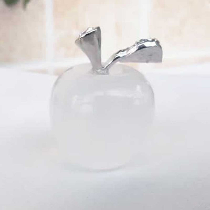 Olivenorma Peace Fruit Apple Gemstone Decoration - Clear Crystal - image 11