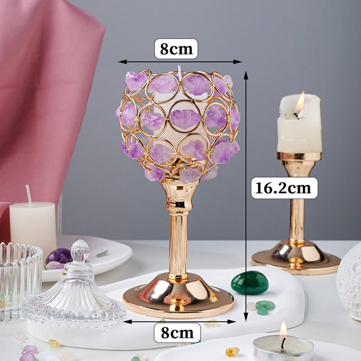 Olivenorma Natural Crystal Cup Holderraw Candle - image 2