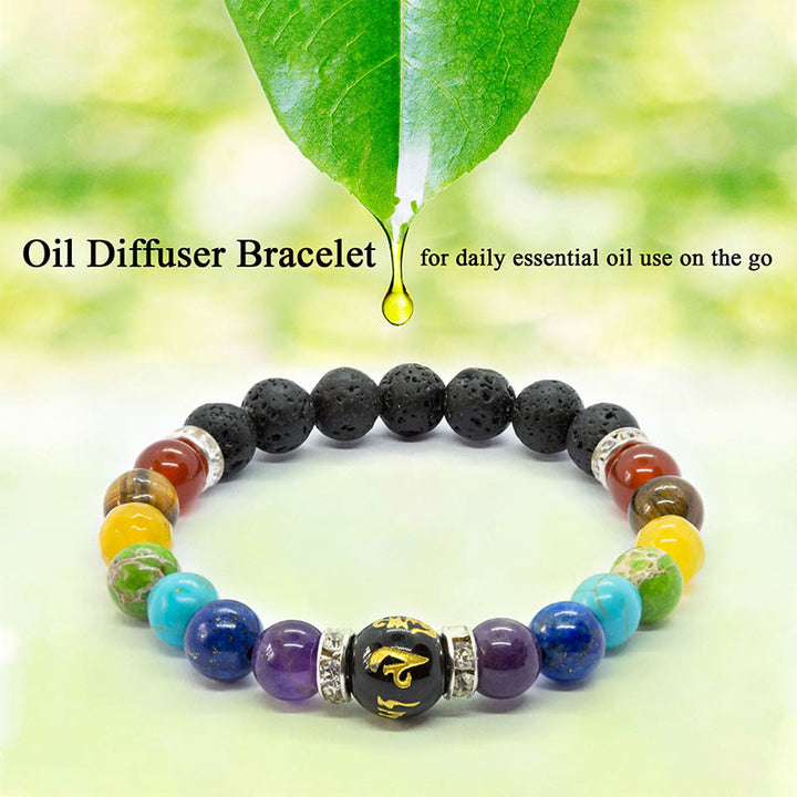 Olivenorma Anxiety Relief Natural Crystal Healing Chakra Bracelet - image 1
