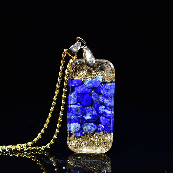Olivenorma Raise Consciousness - Lapis Lazuli Orgone Energy Necklace - image 4