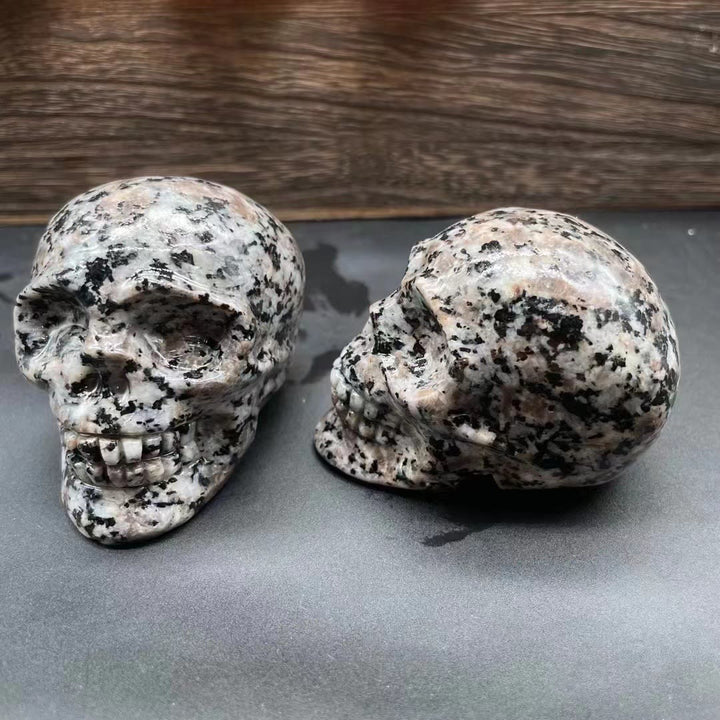 Olivenorma 7Cm Carved Natural Crystal Skull Gemstone Decoration - Curb Stone - image 8