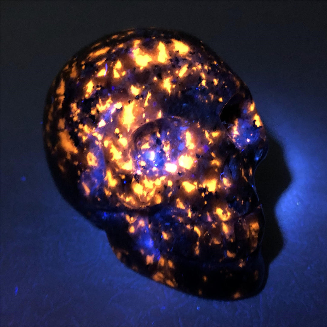 Olivenorma Yooperlite  Crystal Skull Decoration - image 8