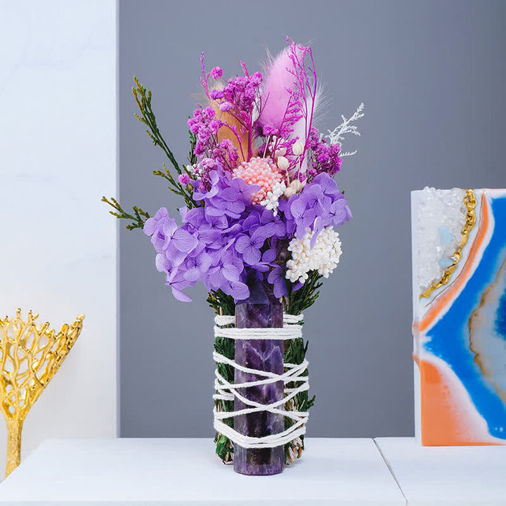 Olivenorma Witch's Bouquets Healing Crystal Wands - Amethyst - image 9