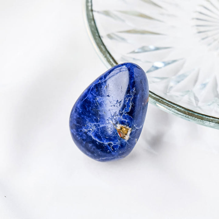 Olivenorma Natural Crystal Drop Shape Polished Play Natural Stone - Lapis Lazuli - image 15