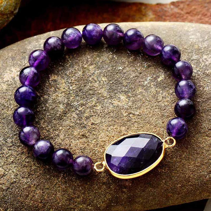 Olivenorma Relieves stress Amethyst Bracelet - Amethyst - image 0