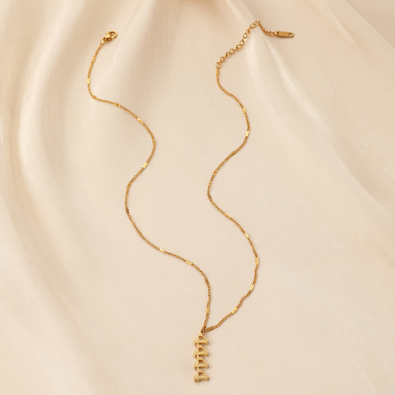 Olivenorma Angel Number 4444 Simple Necklace - image 2