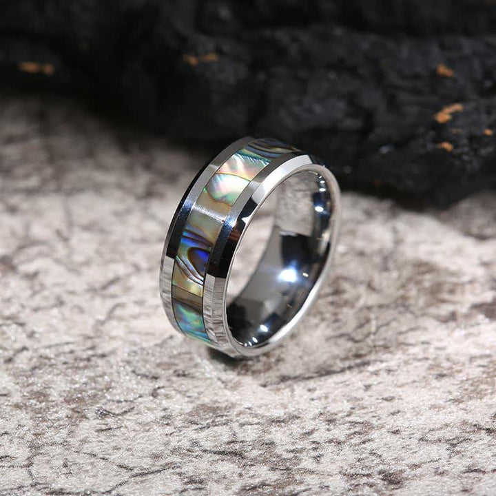 FREE Today: Koa Wood and Abalone Shell Tungsten Ring - Silver #2 - 13 - image 17