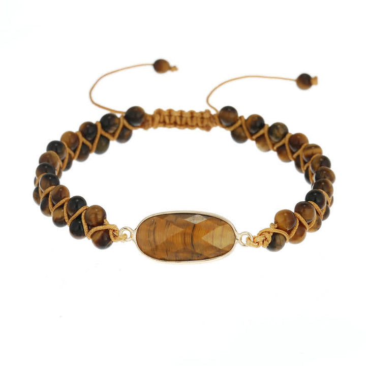Olivenorma Tiger Eye Beads Braided Bracelet - image 2