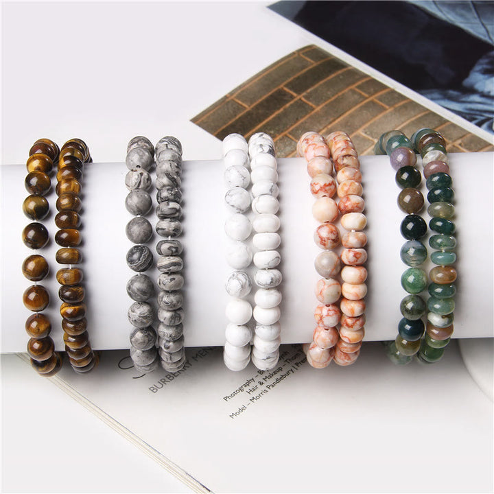 Olivenorma Beaded Jewelry For Man Double Layer Bracelet Set - image 0