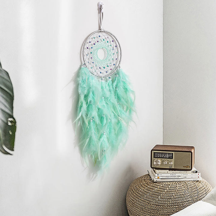 Olivenorma LED Light Up Handmade Feather Dream Catcher - image 14