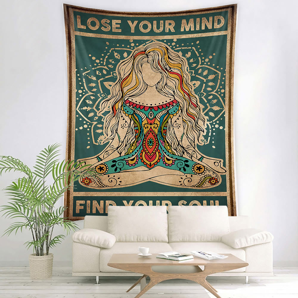 Olivenorma Yoga Meditation Chakra Pattern Tapestry - 200*300cm - LOSE YOUR MIND - image 3