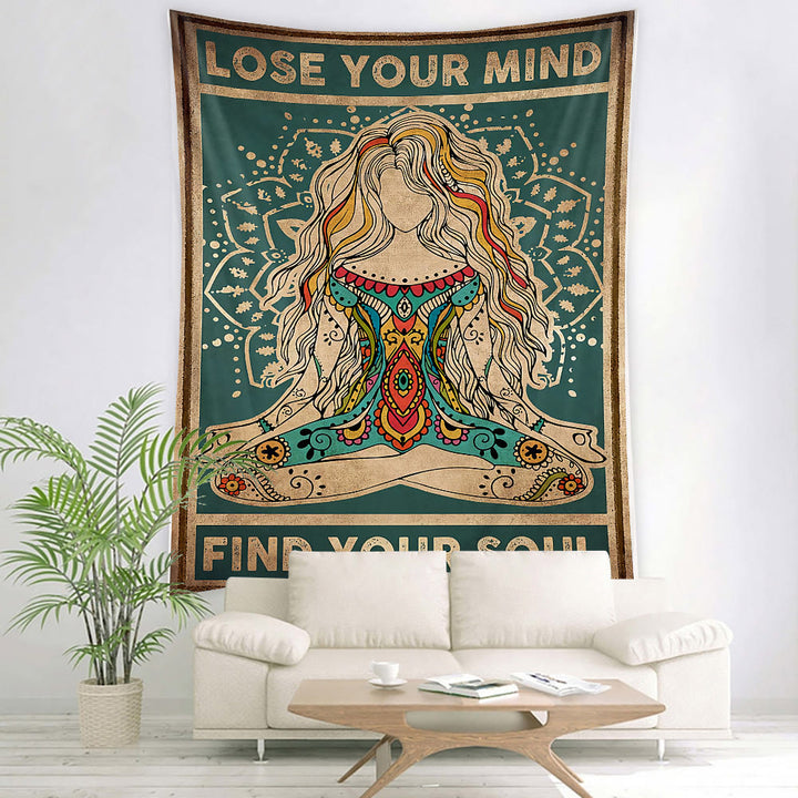 Olivenorma Yoga Meditation Chakra Pattern Tapestry - 200*300cm - LOSE YOUR MIND - image 3
