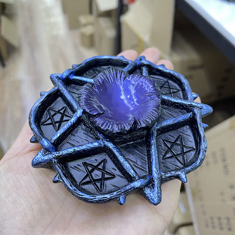 Olivenorma Star Sphere Crystal Ball Stand Decoration - Blue Five Star Edge - image 1