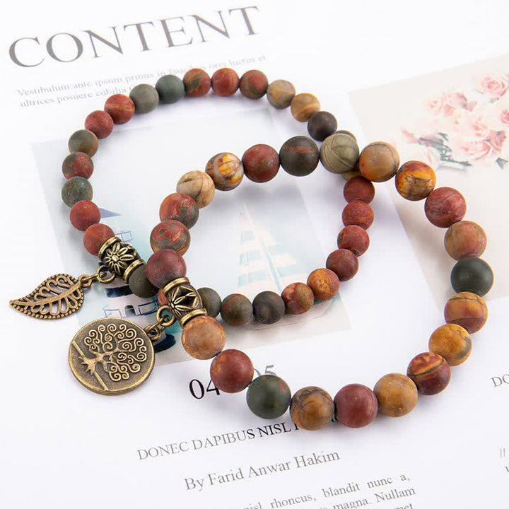 Olivenorma Picture Jasper Calm And Peace Bracelet - image 2