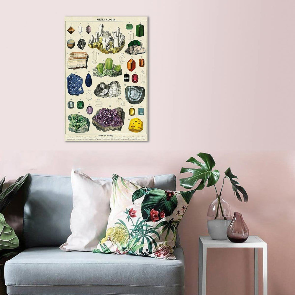 Olivenorma Vintage Colorful Ore Gem Book Poster - image 1