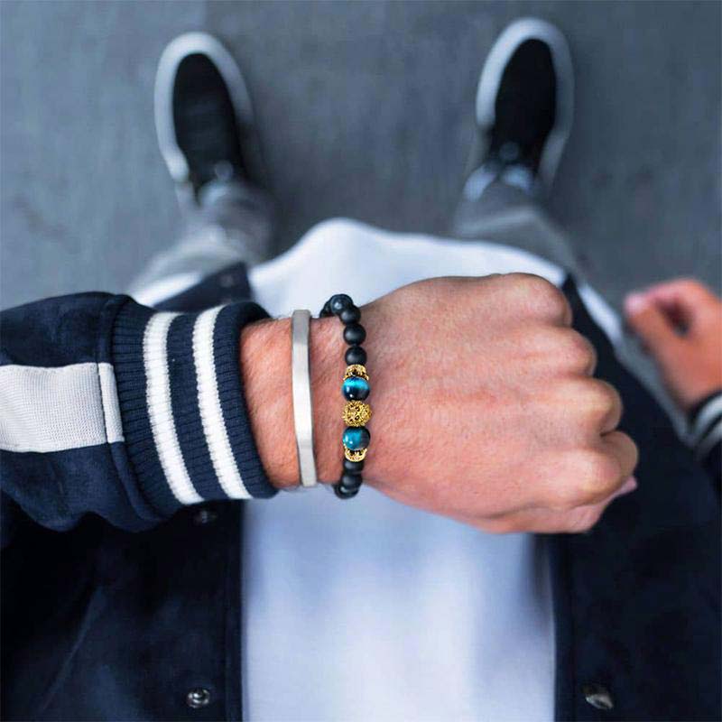 Olivenorma Natural Crystal Stone Lion Symbol Bracelet - image 10