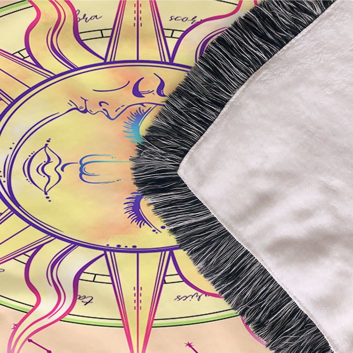 Olivenorma Meditation Chakra Pattern Lace Tassel Tapestry - image 8