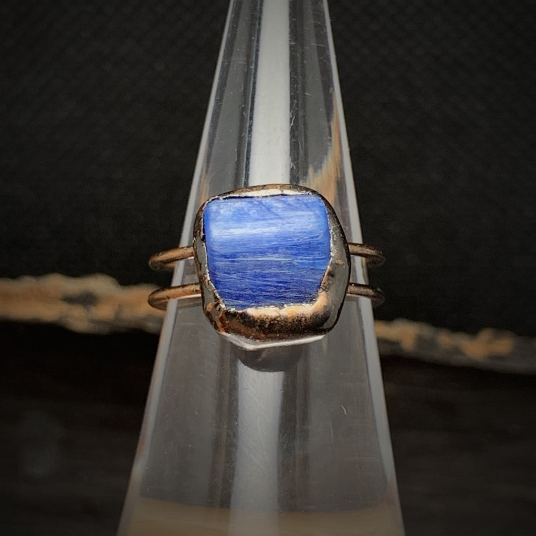 Olivenorma Natural Irregular Raw Stone Twelve Birthstone Adjustable Ring - image 60