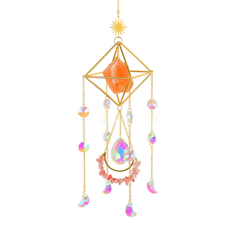 Olivenorma Rainbow Maker Crystal Suncatcher Gemstone Ornament - image 18