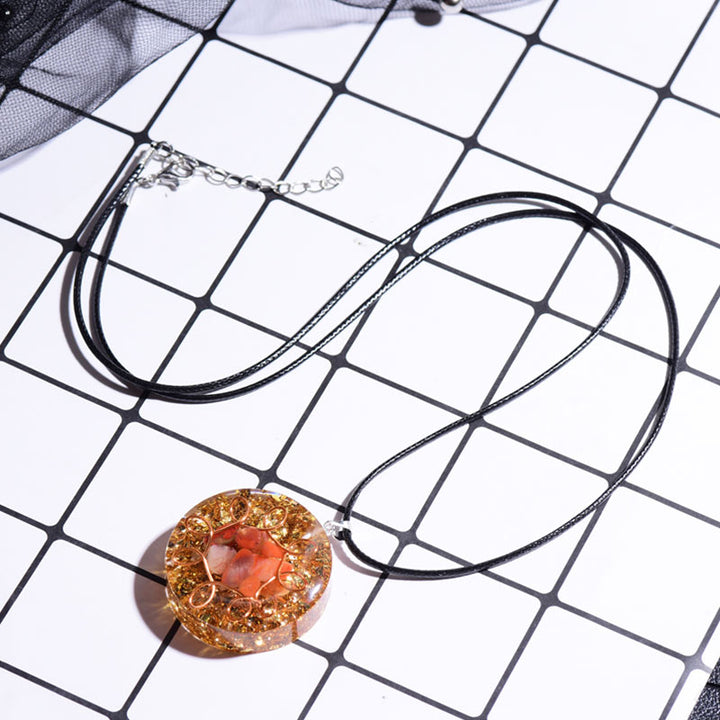 Olivenorma Red Agate Healing Necklace - image 2