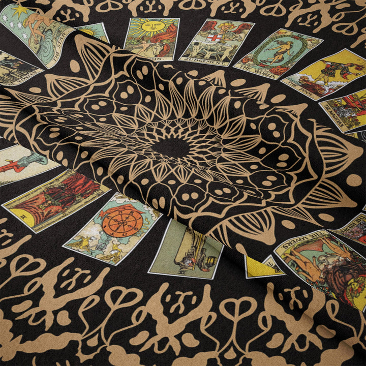Olivenorma Vintage Tarot Sun and Moon Wall Art Tapestry - image 4