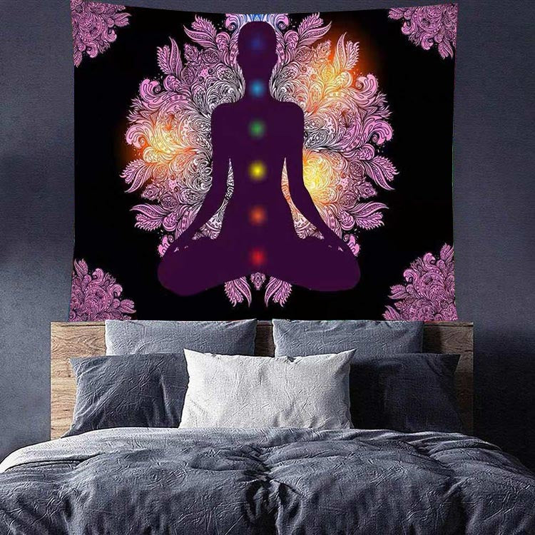 Seven Chakra Meditation Yoga Tapestry - image 3