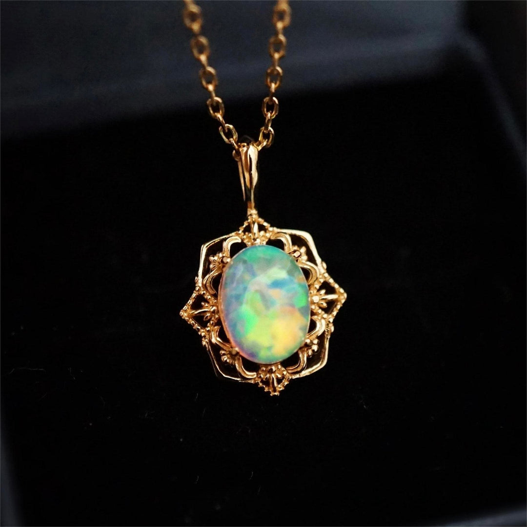 Olivenorma Vintage Style Copper Lace Adjustable Necklace - image 5
