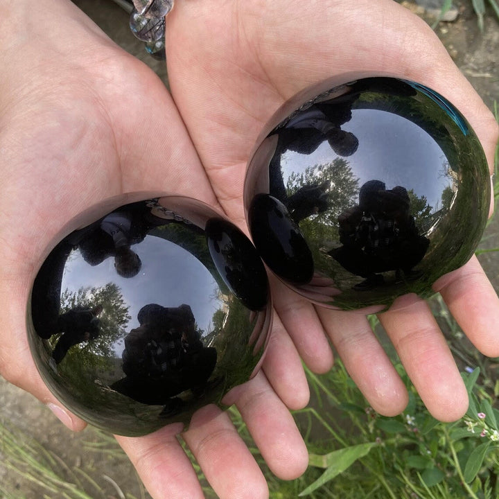 Olivenorma Obsidian Crystal Sphere Decoration - image 3