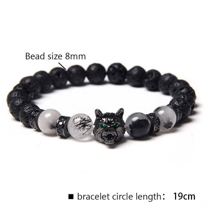 Olivenorma Moonstone Wolf Bracelet - image 1