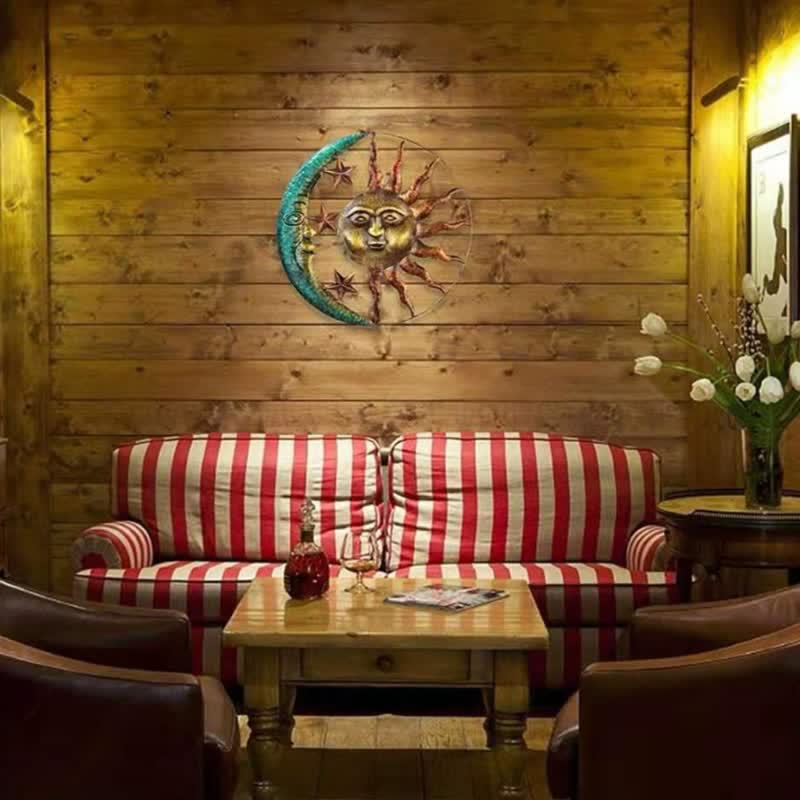 Olivenorma Sun Moon Face Wall Decor - image 5