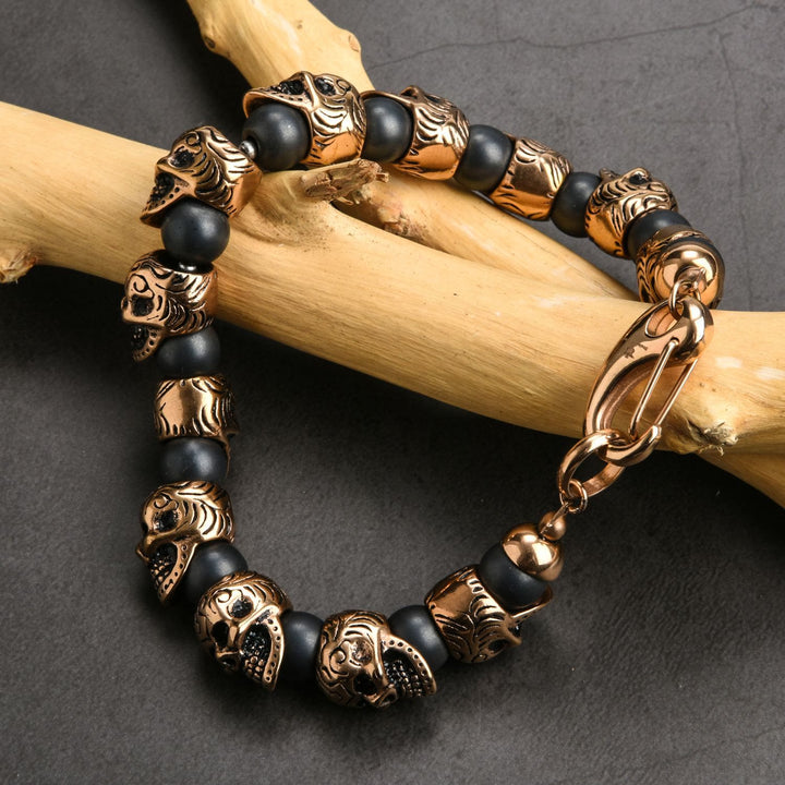 Olivenorma Natural Tiger Eye Handmade Stainless Steel Bracelet - image 35