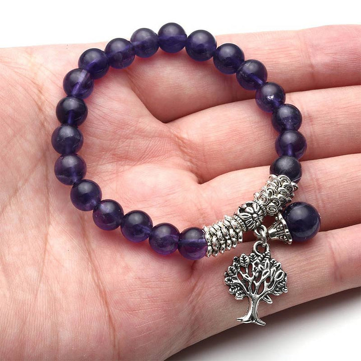 Natural Crystal Tree Of Life Bracelet - image 4
