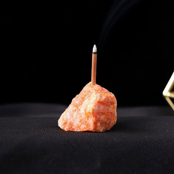 Olivenorma Crystal Raw Stone Incense Stick Holder Gemstone Decoration - image 48