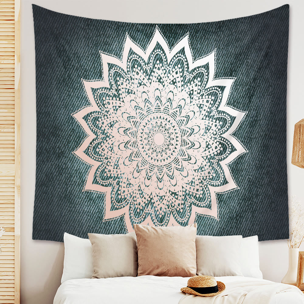 Olivenorma Mandala Flower Wall Hanging Tapestry - Polyester - Mandala Flower#8 - 90.55"*70.86"(230*180cm) - image 7