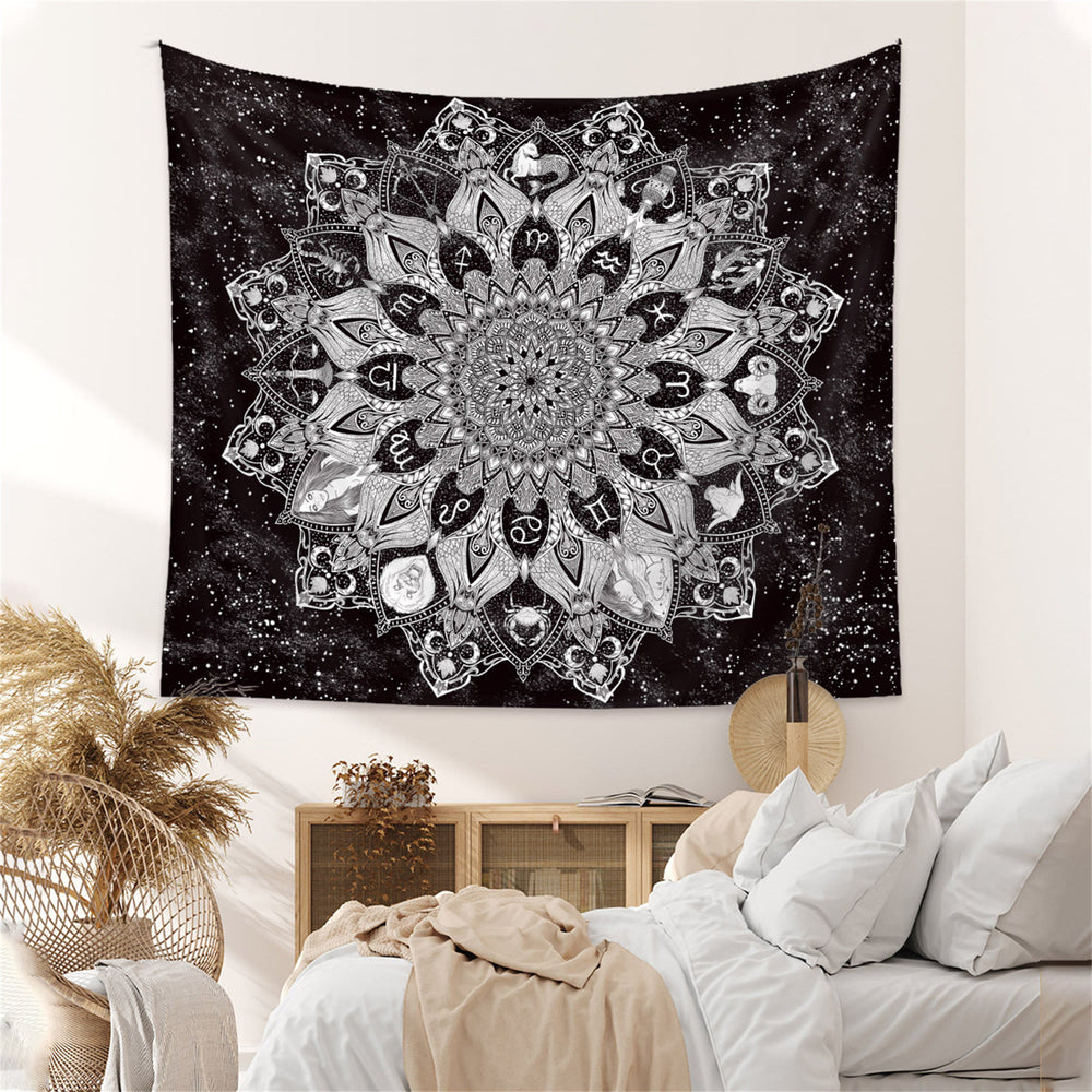 Olivenorma Black Fancy Wall Hanging Decoration for Bedroom Tapestry - image 1