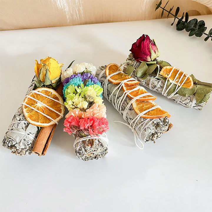 Olivenorma Cinnamon Orange Crystal Cleansing Meditation White Sage - image 0