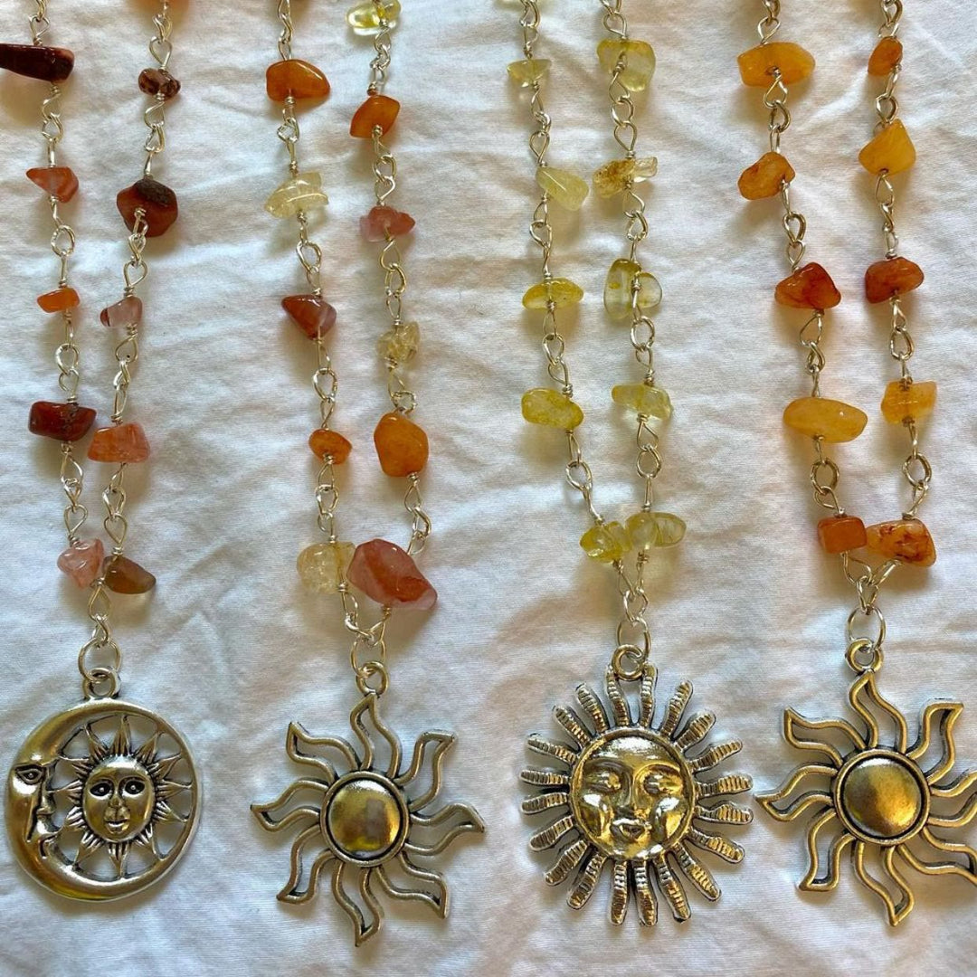 Olivenorma Crystal Color Rough Beaded Necklace - image 7