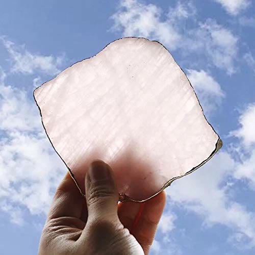 Olivenorma Rose Quartz Coaster Gemstone Decoration - image 1