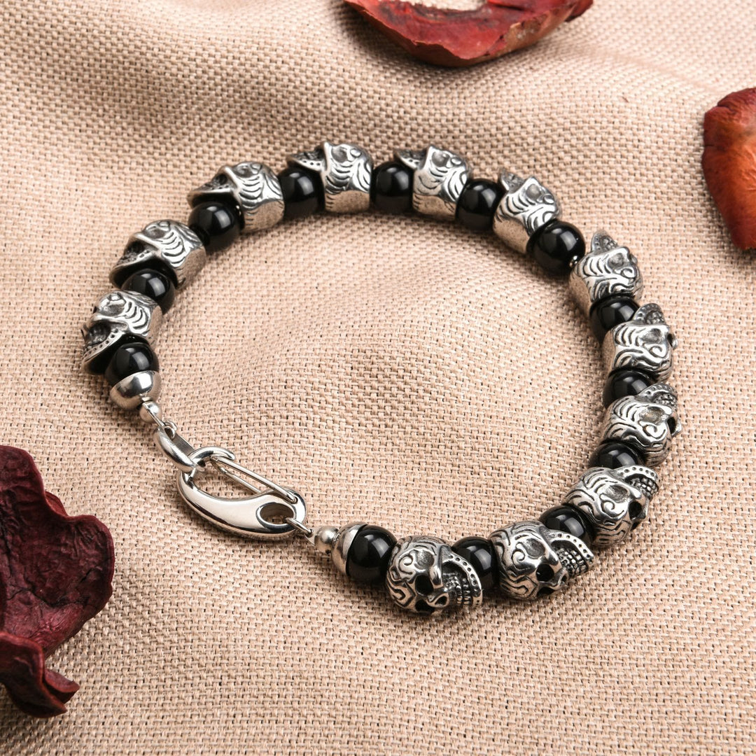 Olivenorma Natural Tiger Eye Handmade Stainless Steel Bracelet - image 28