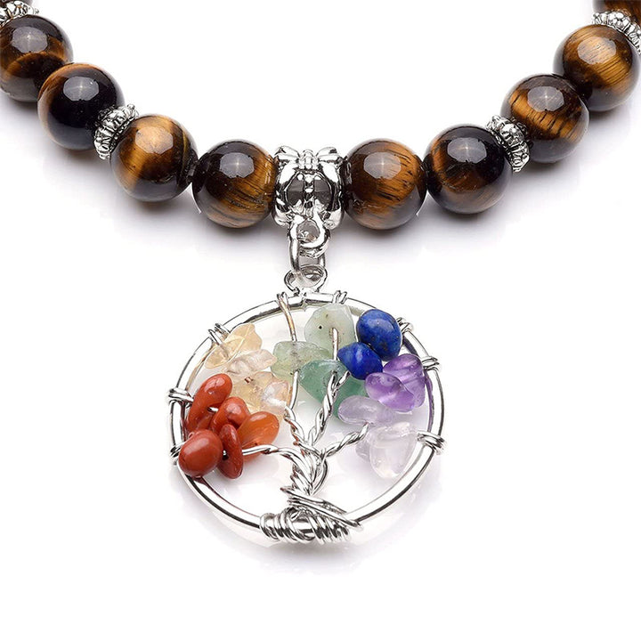 Chakra Tree Of Life Amethyst Bracelet - image 13