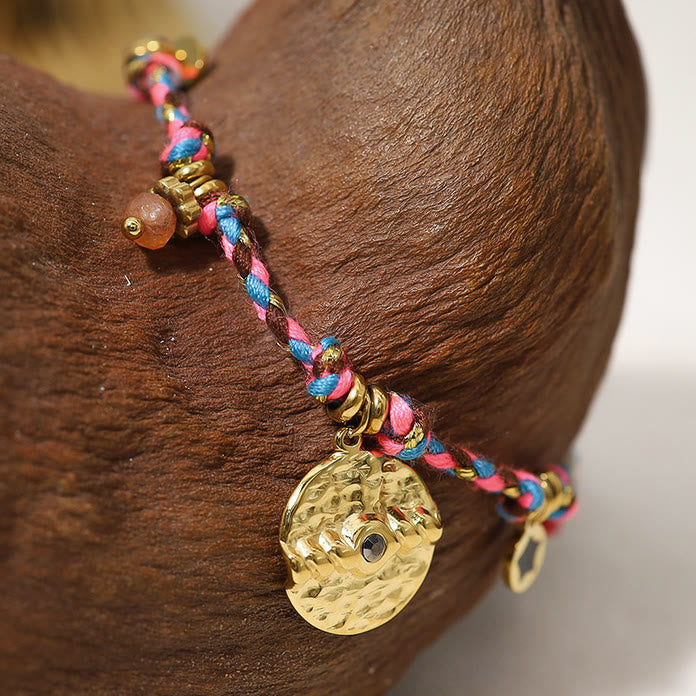 Olivenorma Bohemian 18k Stainless Steel Vintage Braided Bracelet - image 6