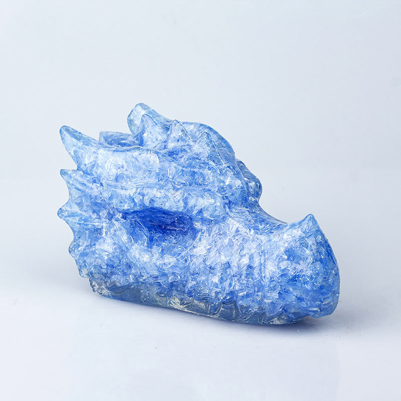 Olivenorma Crystal Epoxy Faucet 1kg Ornament Gemstone Decoration - Blue Quartz - image 28